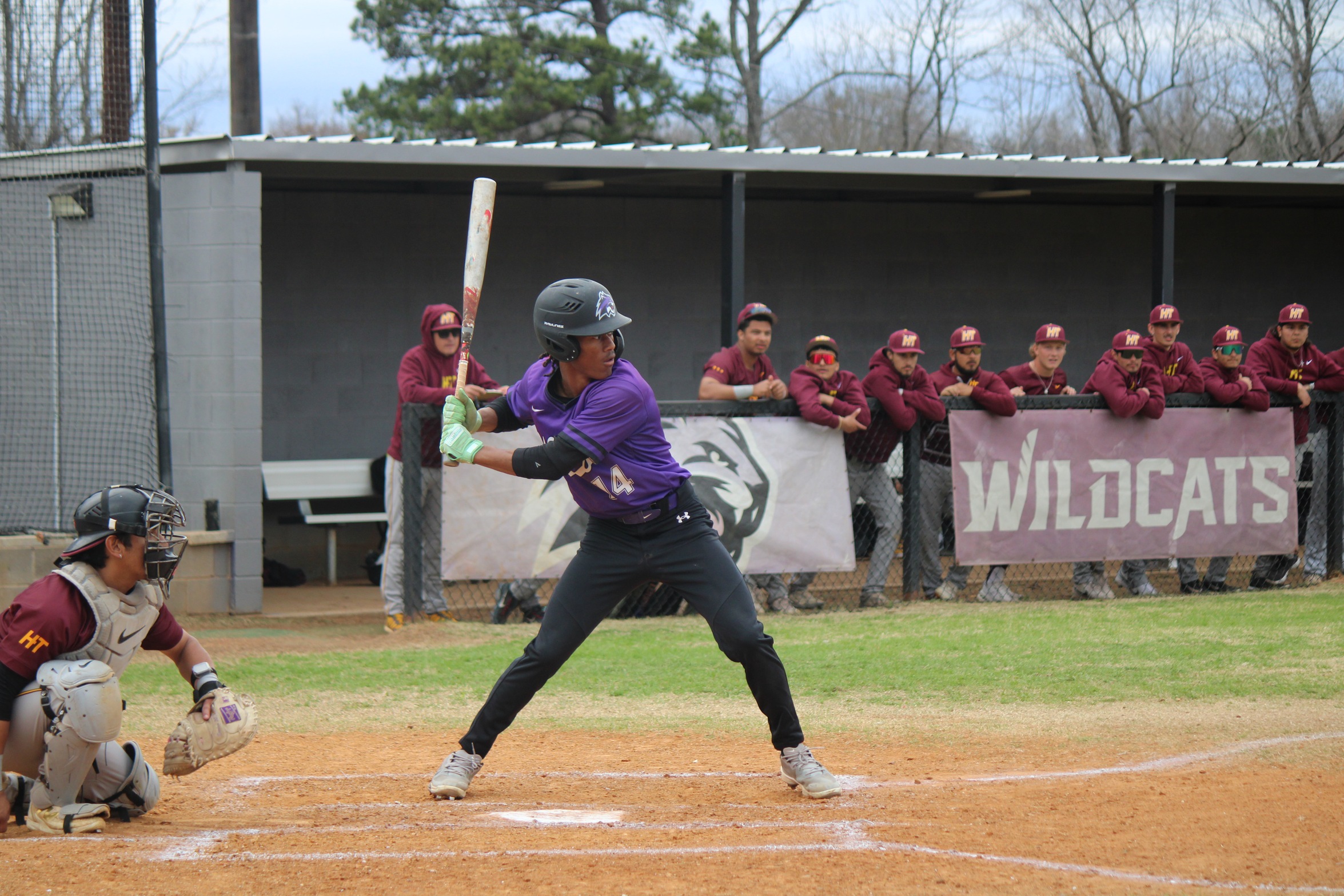 Kaleb Gilner recorded three hits in the doubleheader