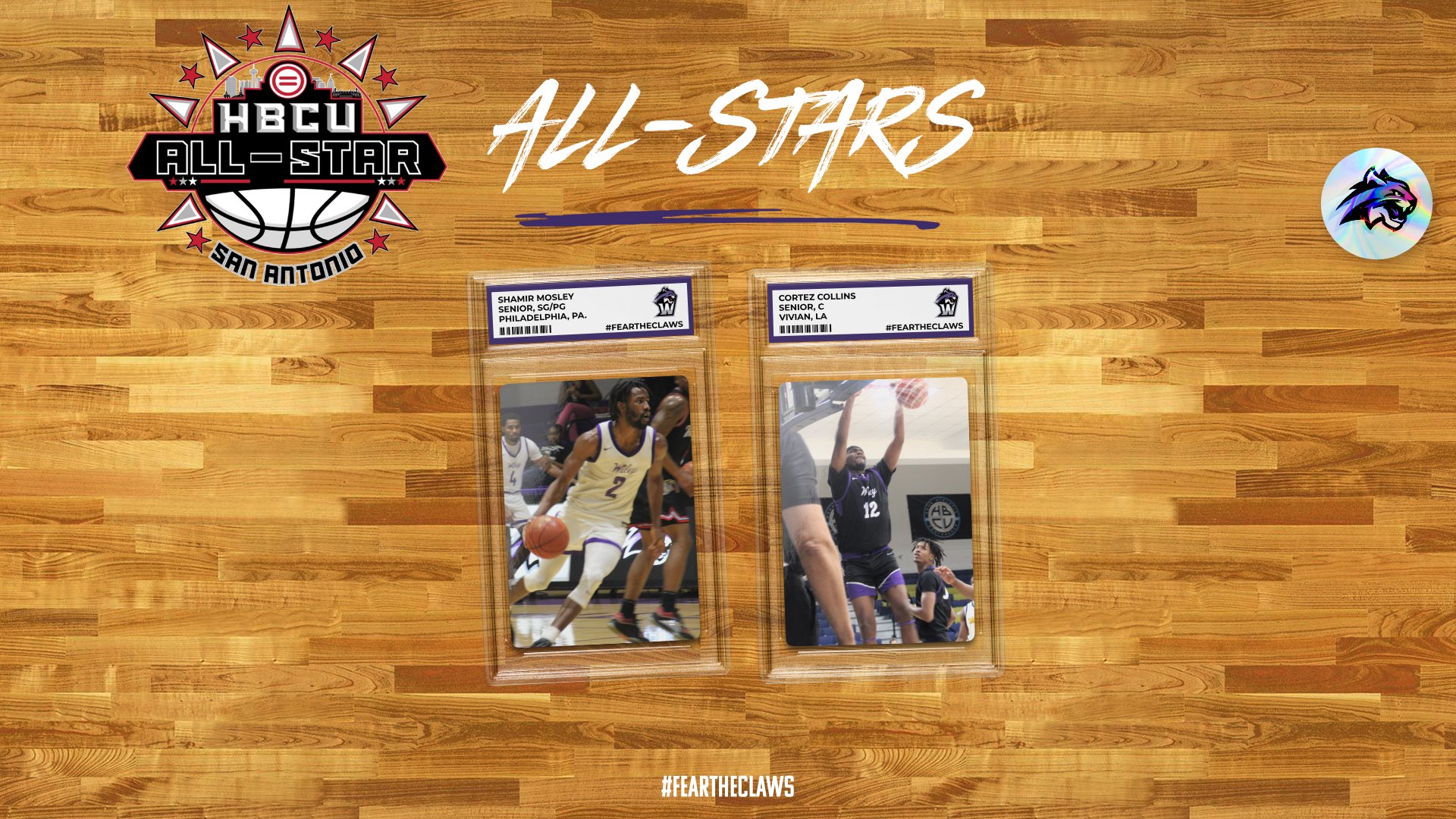Shamir Mosley and Cortez Collins were among the top players in the HBCU Athletic Conference.