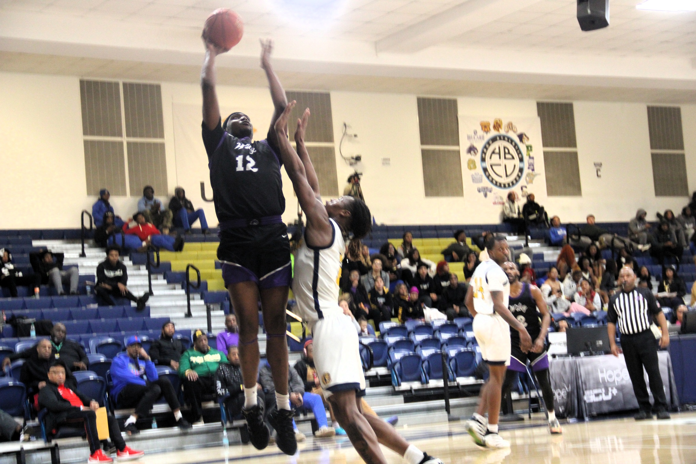 Cortez Collins grabbed 11 rebounds and blocked five shots in his final game.