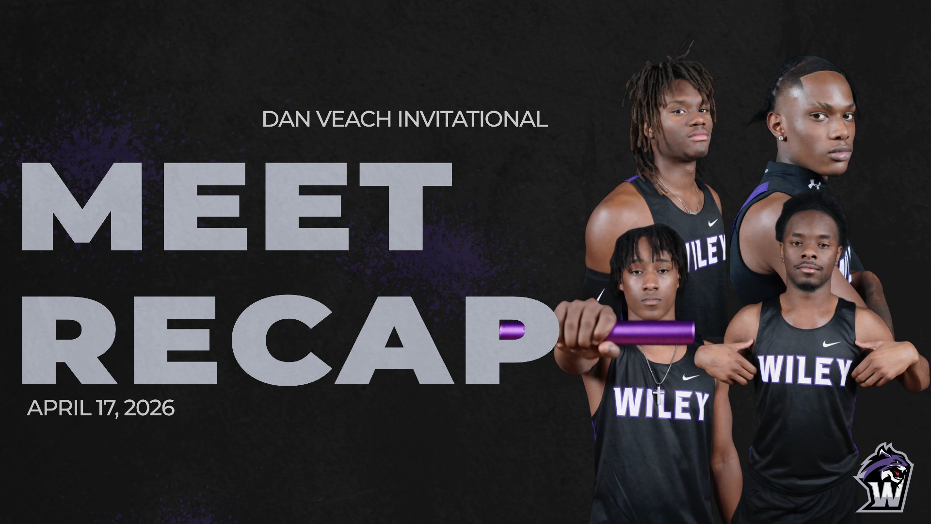 The 4 x 100-meter relay team ran their fastest time.