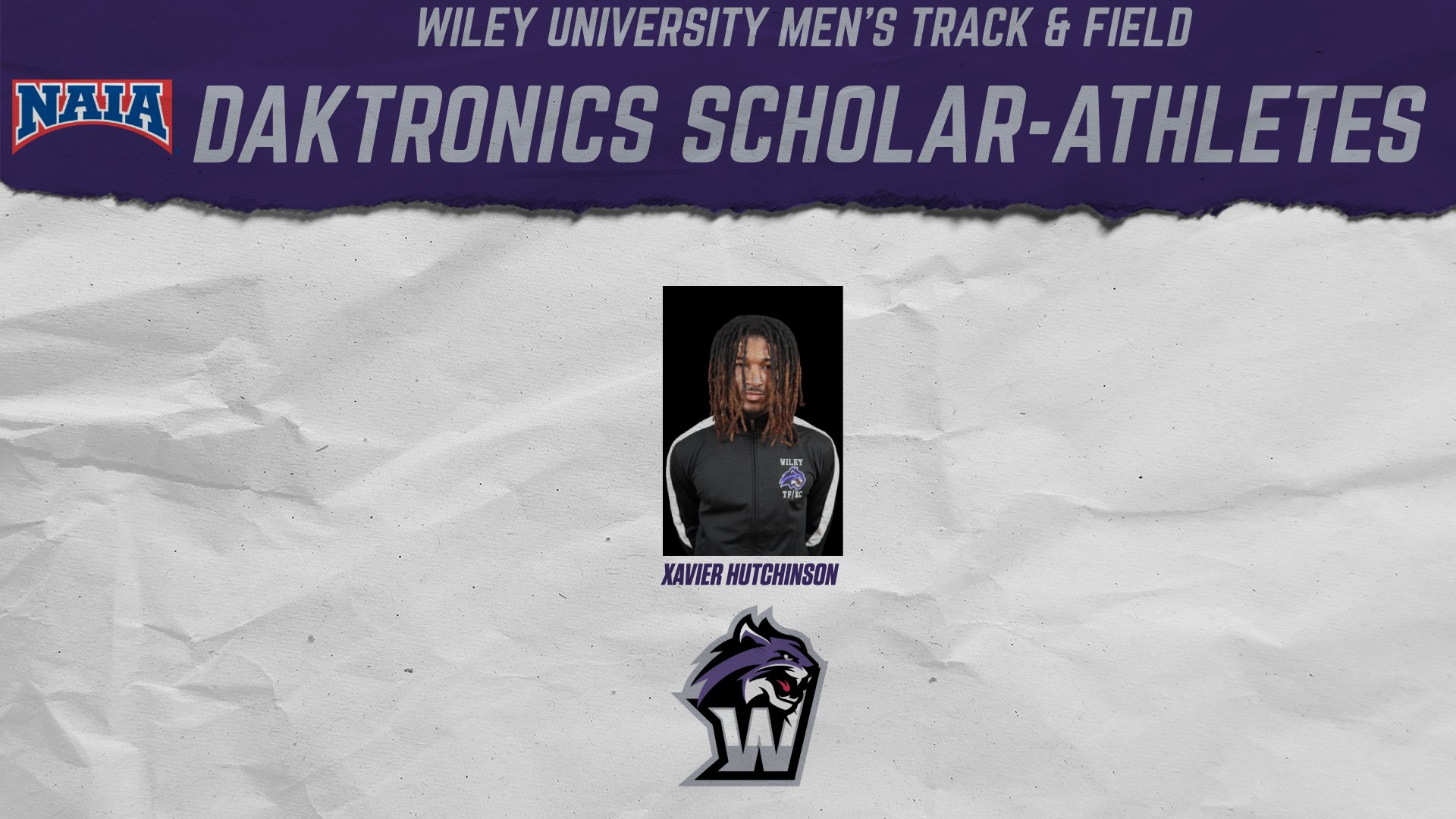 Xavier Hutchinson maintained a cumulative GPA of 3.5 or higher.