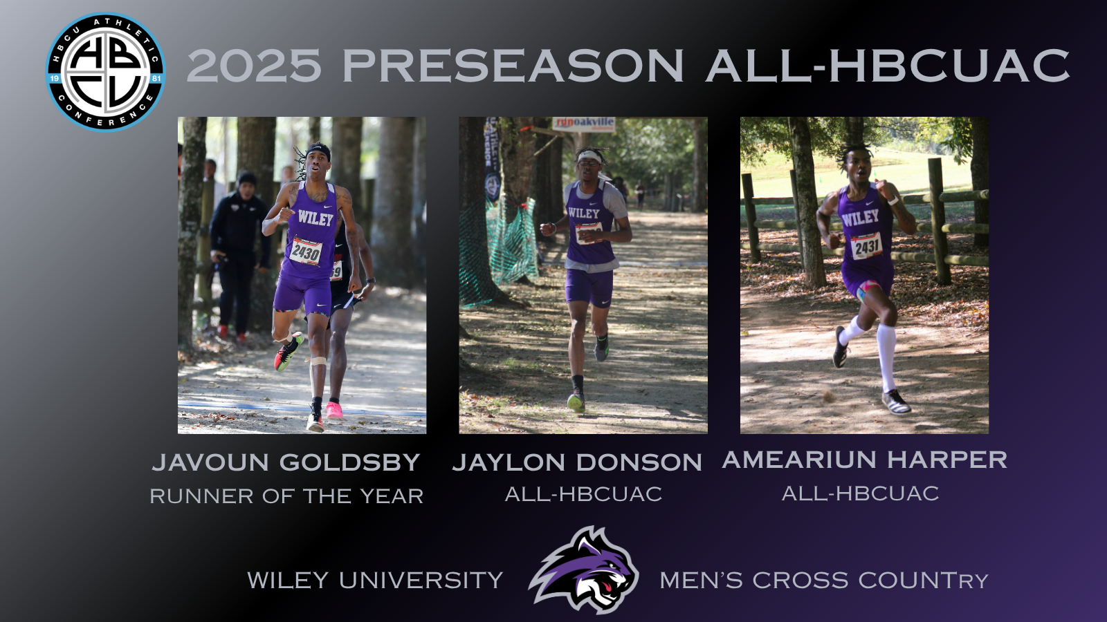 Goldsby claims Preseason Runner of the Year; Donson, Harper land on Preseason All-HBCUAC Team