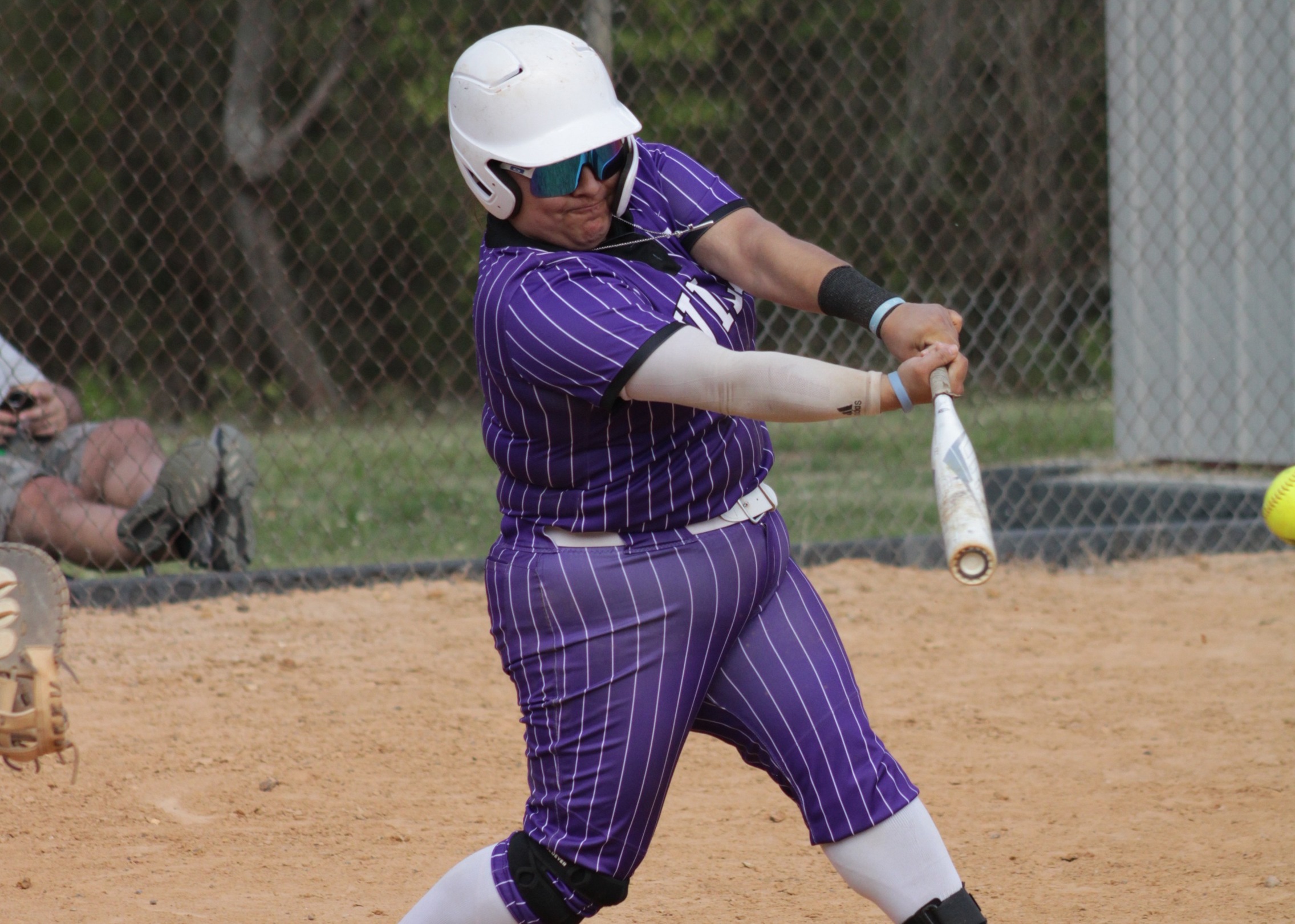 Miranda Castaneda hit the go-ahead three-RBI double in the opener.
