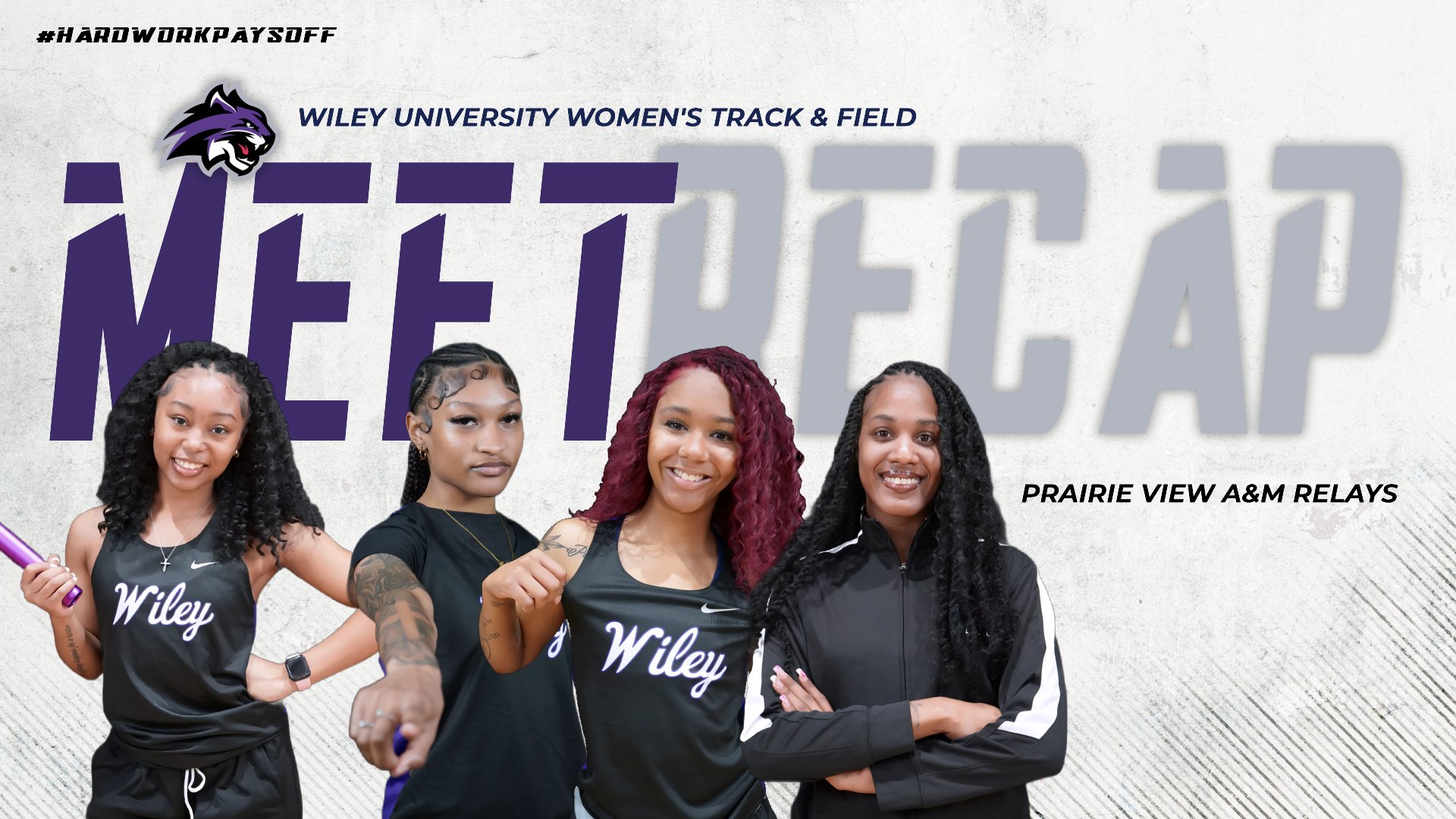 The 4 x 100-meter relay ran its fastest time this season.